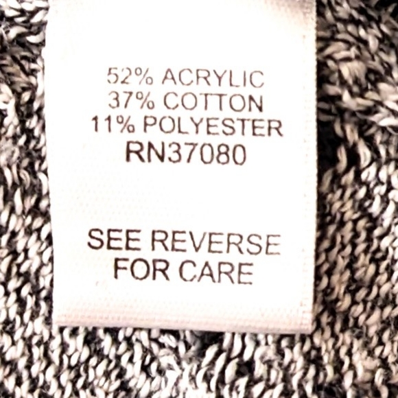 🍁 Est 1946 Silvery Gray Open Knit Cardigan Size 18/20 - Picture 10 of 11